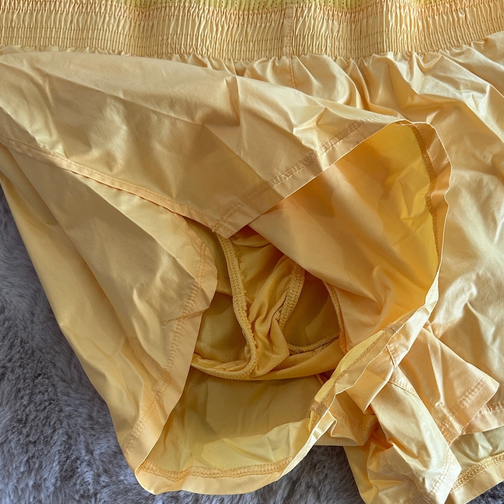 Nike Women's Bright Yellow Athletic Shorts - Picture 5 of 5